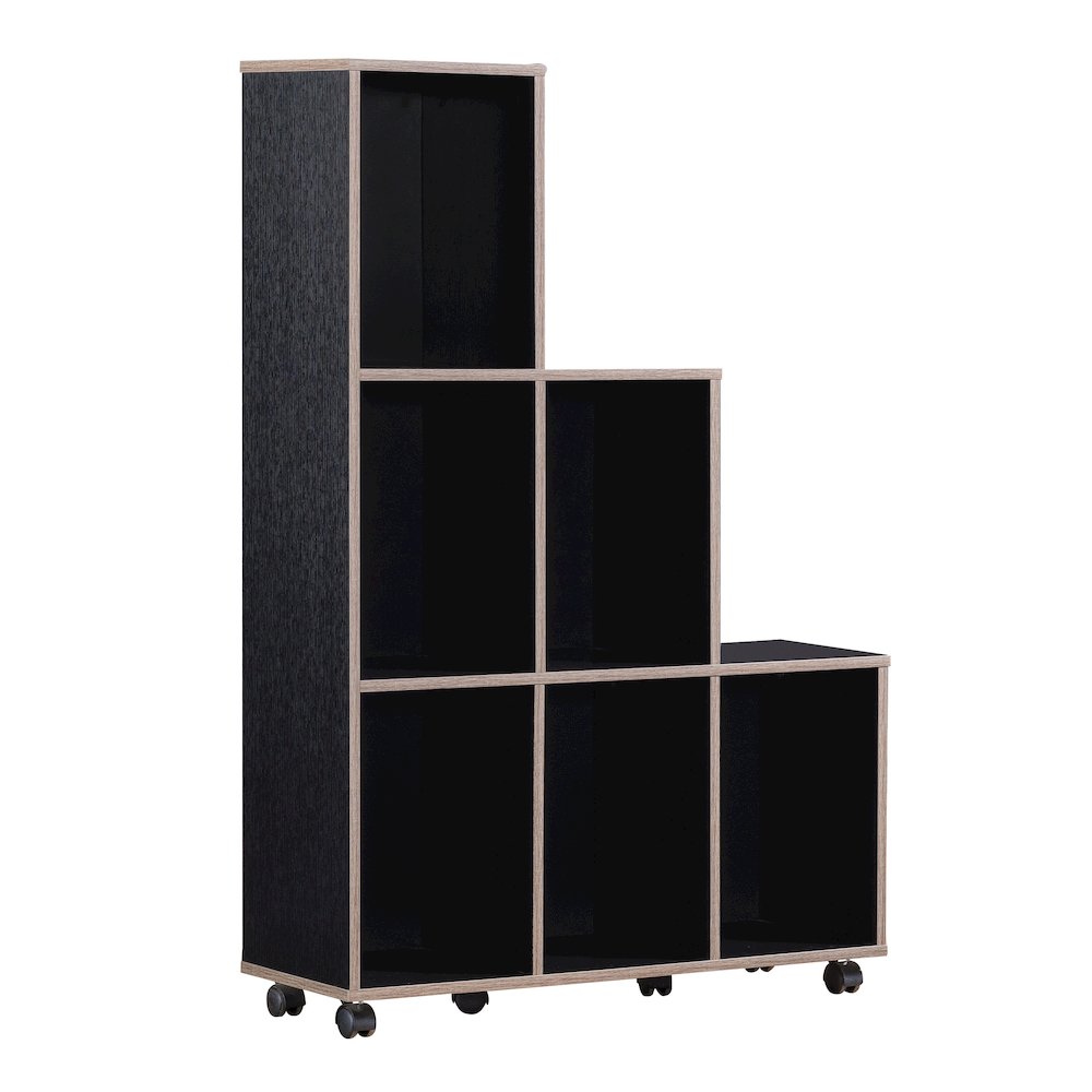 Chapin Wood 6-Compartment Bookcase