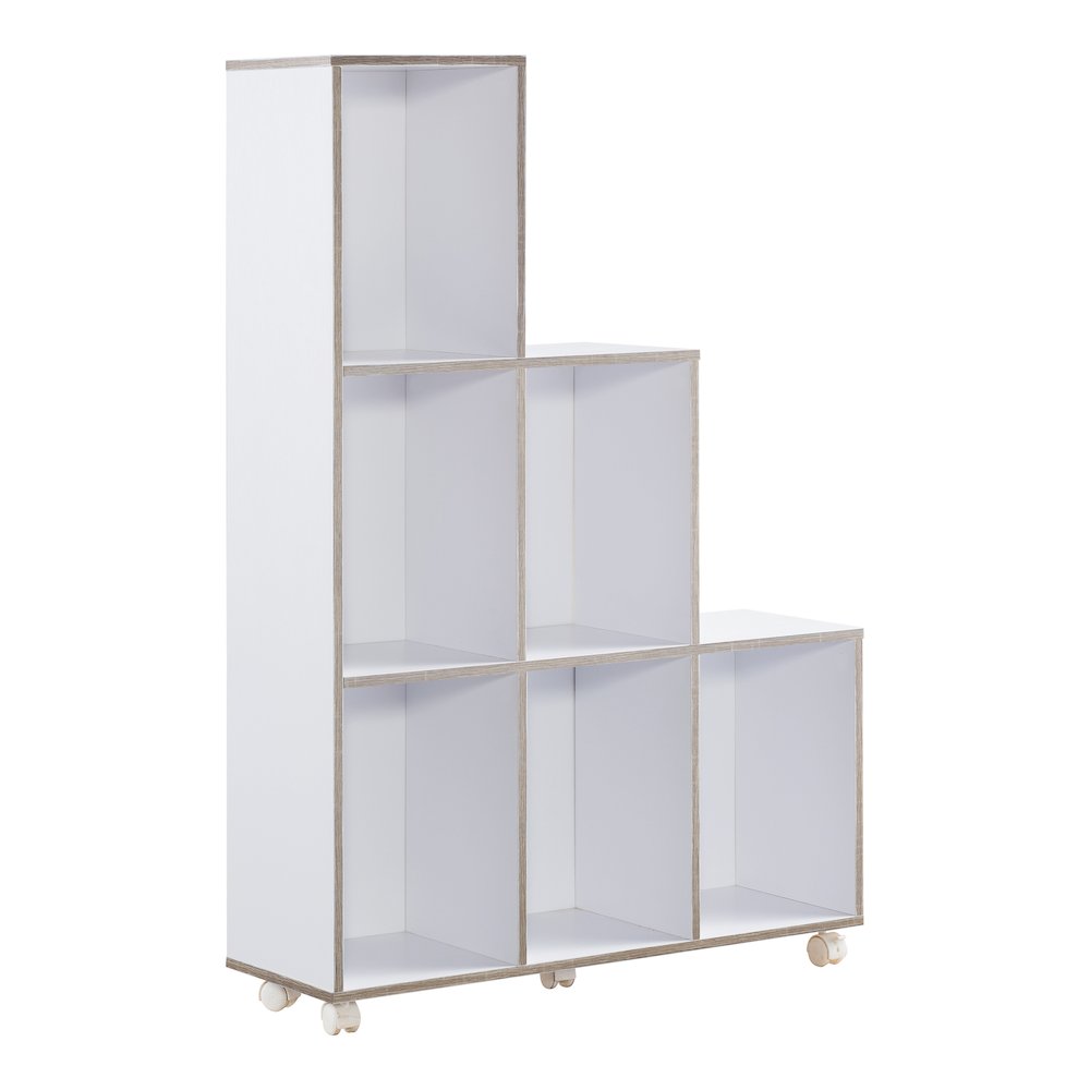 Chapin Wood 6-Compartment Bookcase