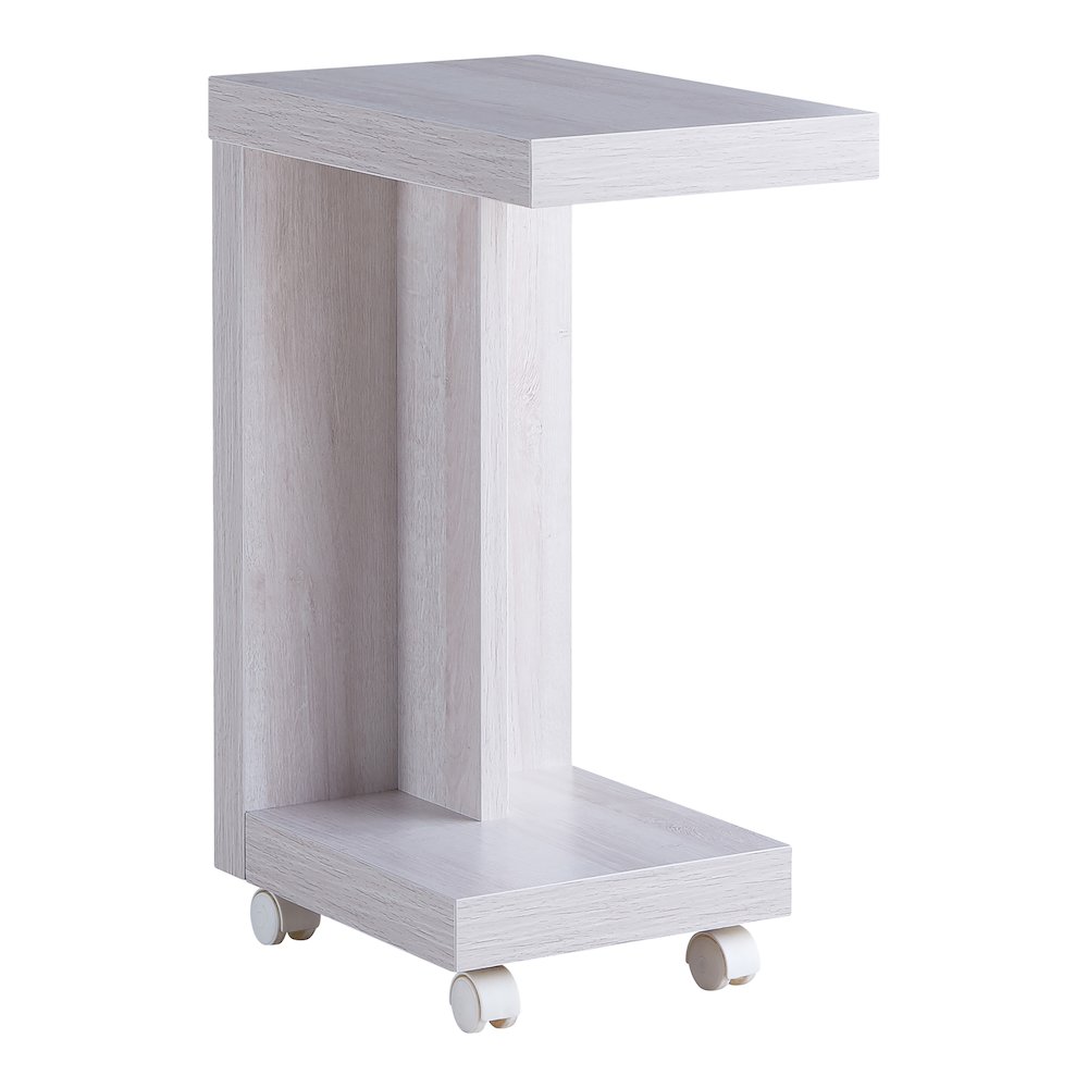 Vecker Modern Wood Mobile End Table
