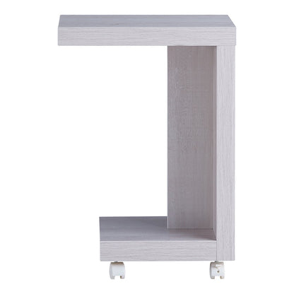 Vecker Modern Wood Mobile End Table