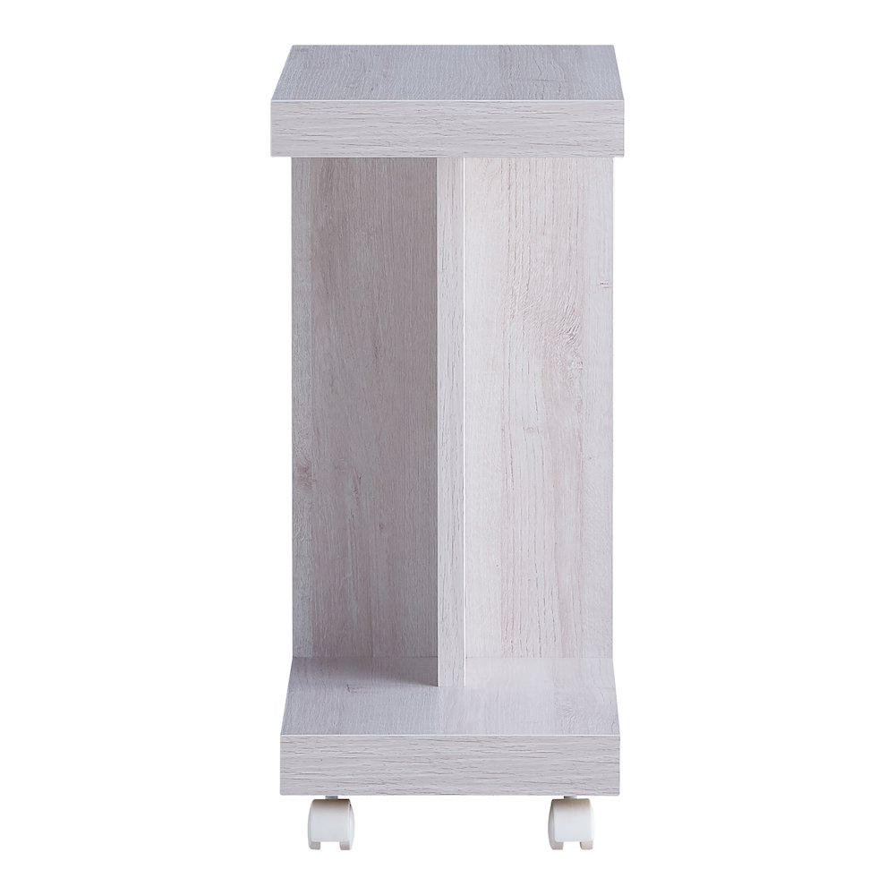 Vecker Modern Wood Mobile End Table