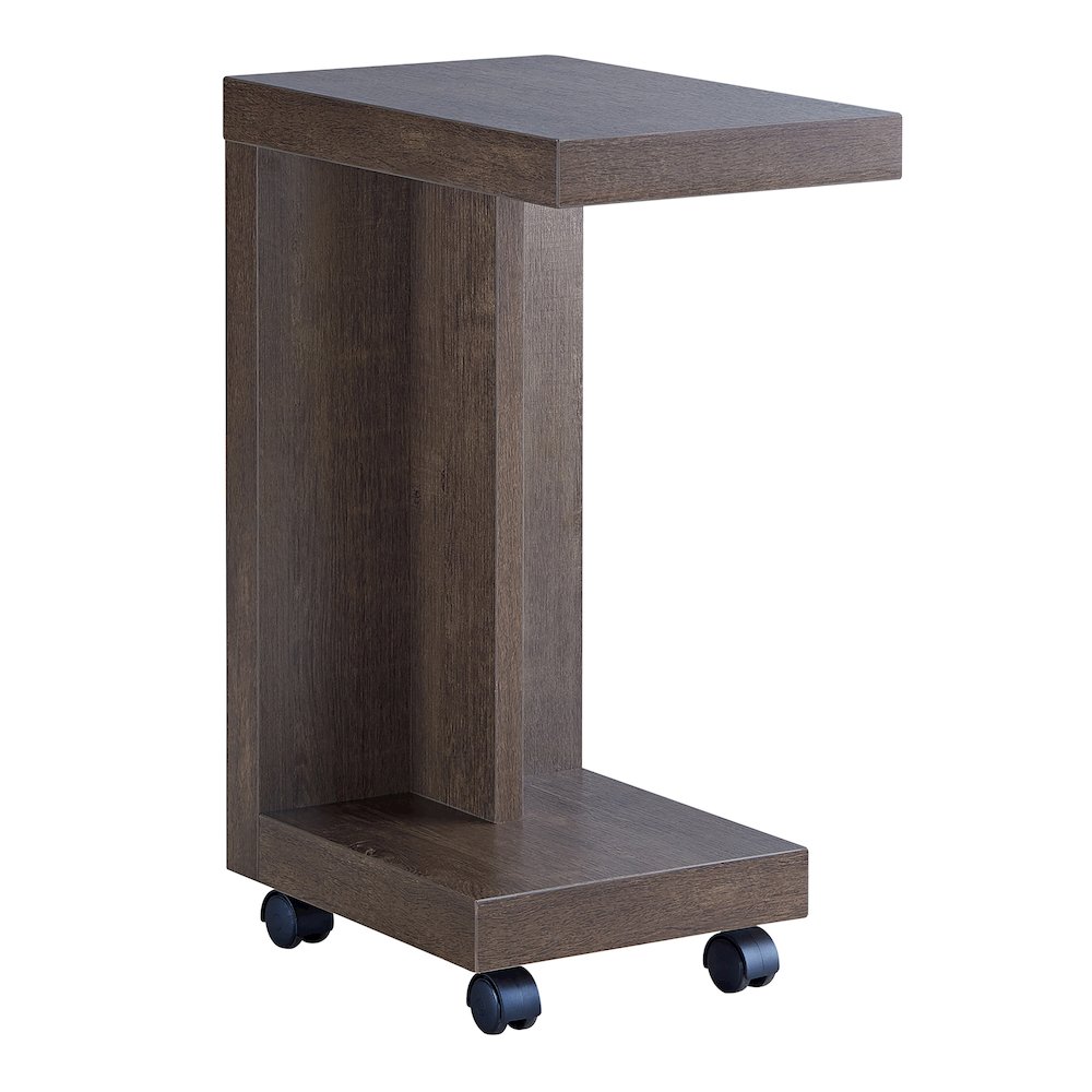 Vecker Modern Wood Mobile End Table