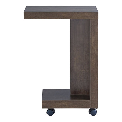 Vecker Modern Wood Mobile End Table