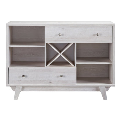 Tannery Wood Multi-Storage Buffet in White Oak