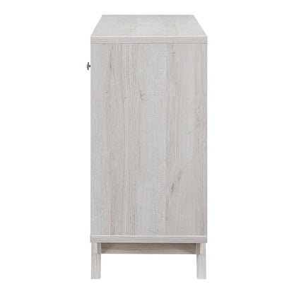 Tannery Wood Multi-Storage Buffet in White Oak