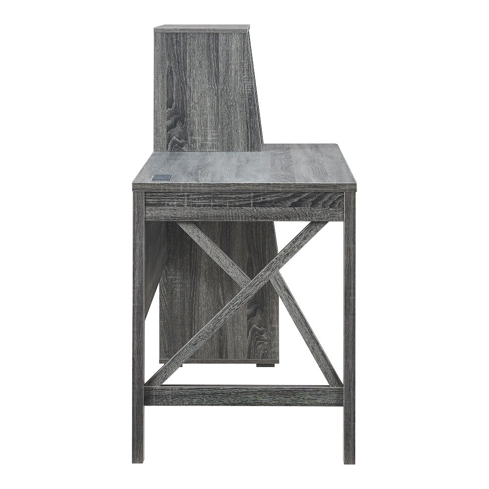 Axela Wood Multi-Storage Desk