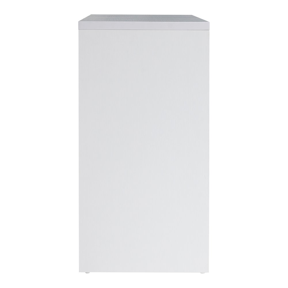 Verent Modern Wood 6-Drawer Dresser in White