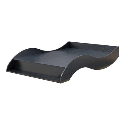 Marydel Modern Cappuccino Curved Platform Bed