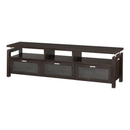 Missie Contemporary Wood Multi-Storage TV Stand in Espresso