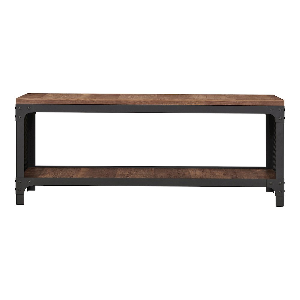 Herk Industrial Wood Multi Purpose Bench in Reclaimed Oak