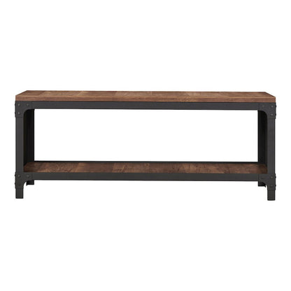 Herk Industrial Wood Multi Purpose Bench in Reclaimed Oak