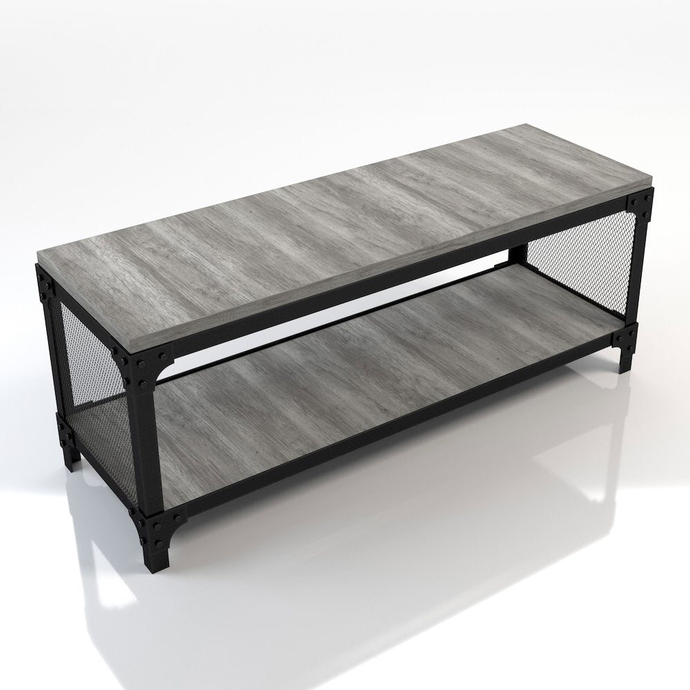 Musa Lower Storage Shelf Wood Bench
