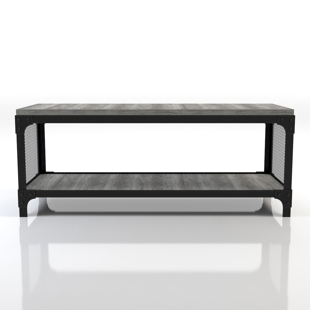 Musa Lower Storage Shelf Wood Bench