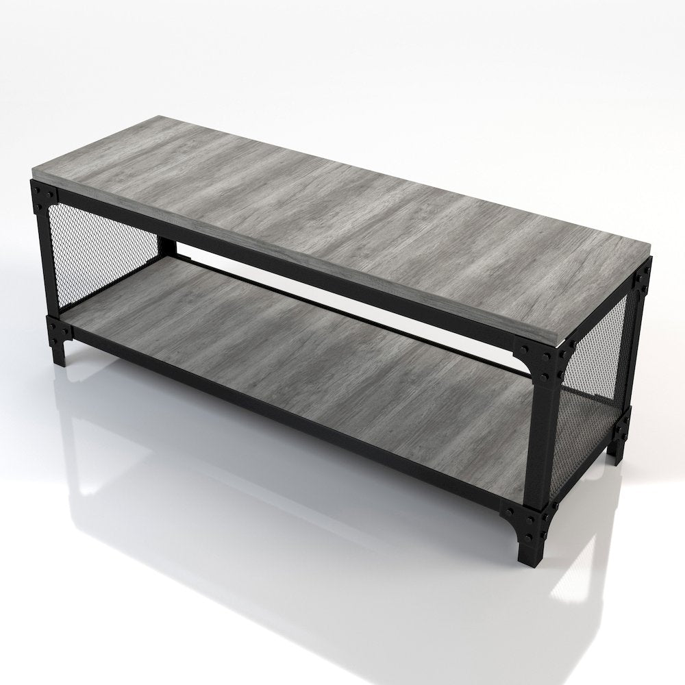 Musa Lower Storage Shelf Wood Bench