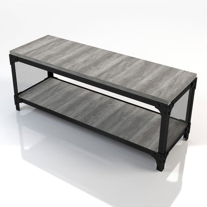 Musa Lower Storage Shelf Wood Bench