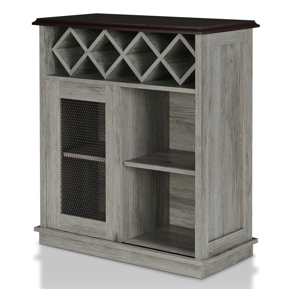 Wynot 4-Shelf Wood Buffet with Sliding Door