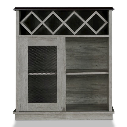 Wynot 4-Shelf Wood Buffet with Sliding Door