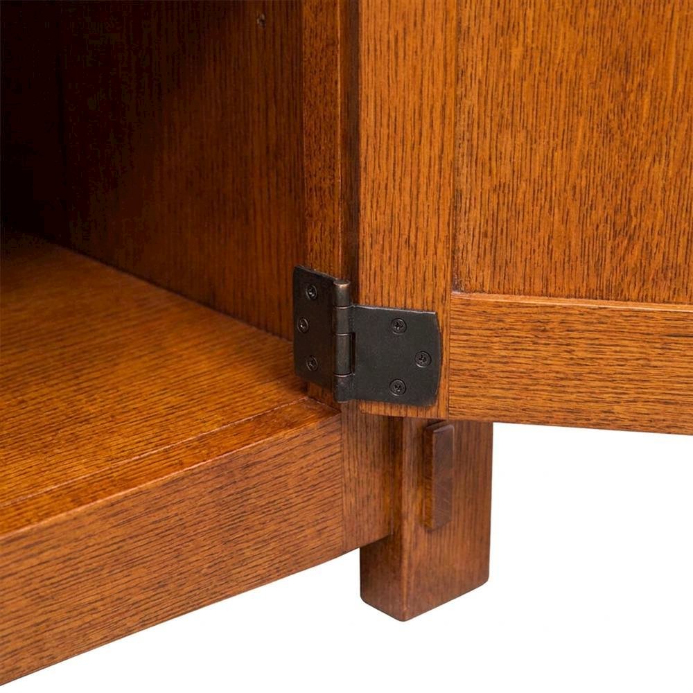Solid Oak Craftsman Mission Buffet Sideboard Credenza, Michael's Cherry