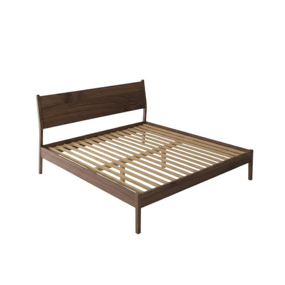 Solid Wood King Bedroom Furniture Set with Dresser, Chest and Nightstand, Brown