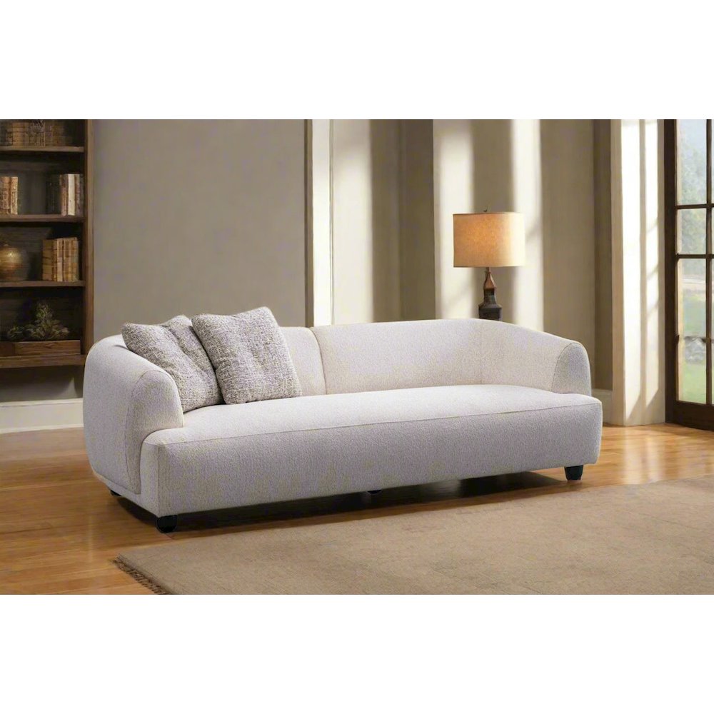 Opal Collection Modern Fabric 3-Seater Sofa – 91"