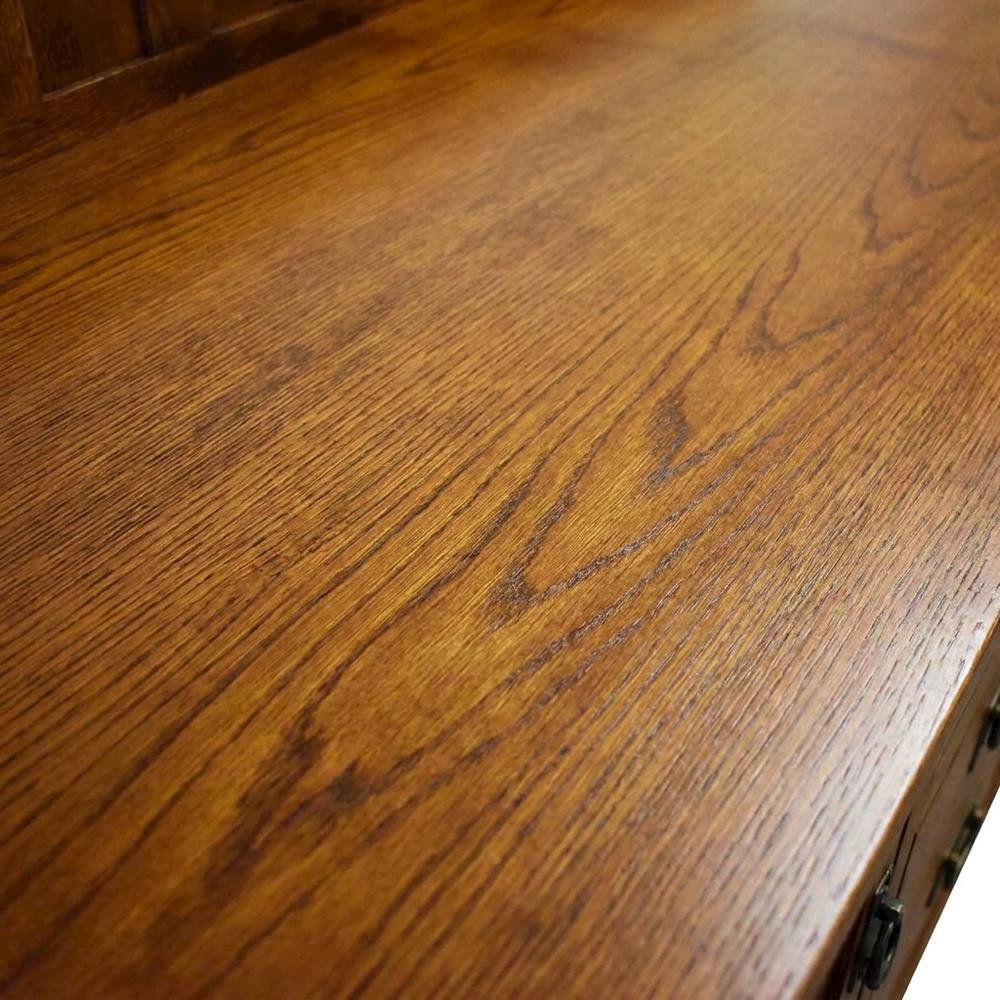 Solid Wood Sideboard Buffet Cabinet with Drawers, Michael's Cherry