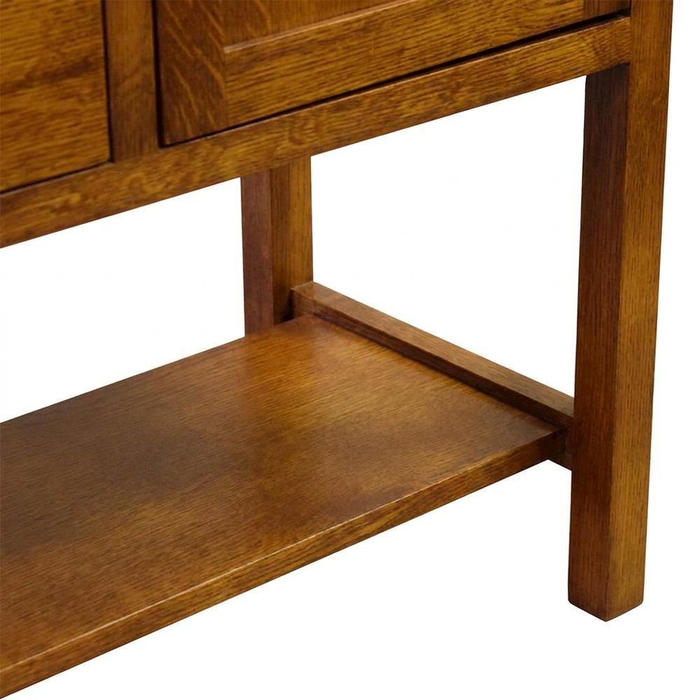 Solid Wood Sideboard Buffet Cabinet with Drawers, Michael's Cherry