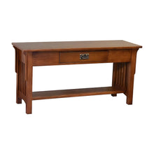 Solid Wood Mission Console Table with Drawer, Michael's Cherry