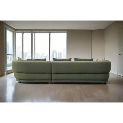Aurora Collection Modern Upholstered Sectional Sofa – 133"