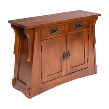 Solid Wood Mission Shoe Storage Cabinet with Doors, Michael's Cherry