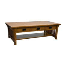 Solid Wood Mission Coffee Table with Drawers, Michael's Cherry
