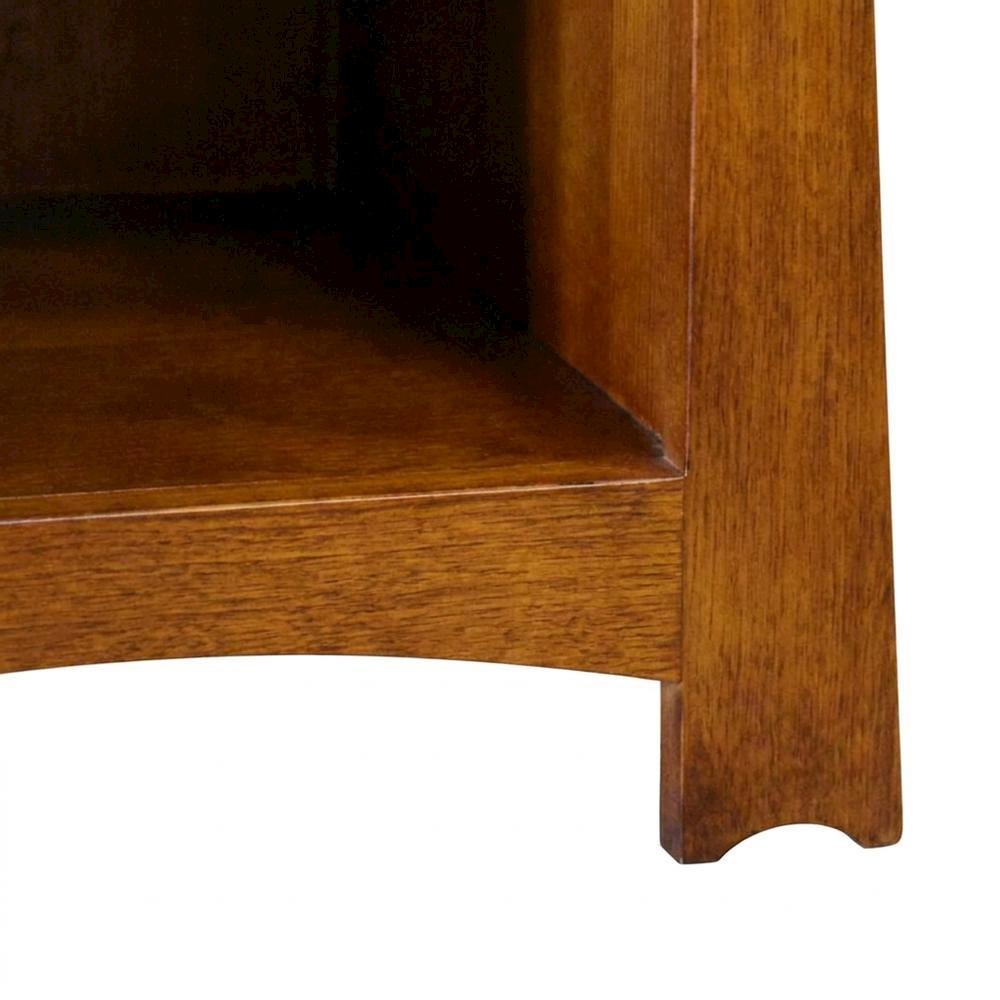 Solid Quarter Sawn Oak Mission Keyhole Side Table, Michael's Cherry