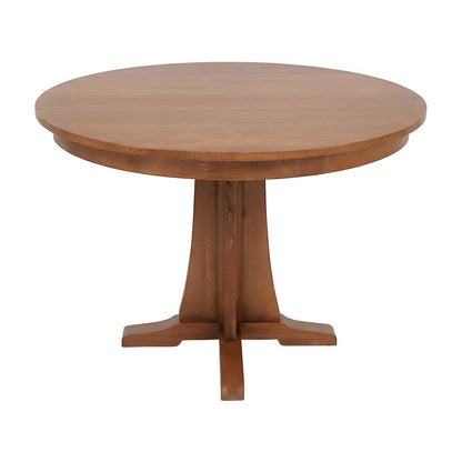 Solid Wood Round Quarter Sawn Oak Dining Table, Michael's Cherry