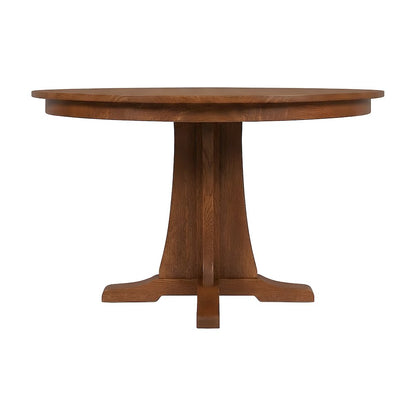 Solid Wood Round Quarter Sawn Oak Dining Table, Michael's Cherry