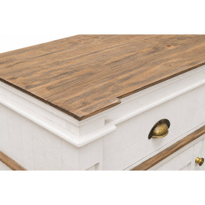 Rustic-Modern Farmhouse Solid Wood Sideboard and Hutch