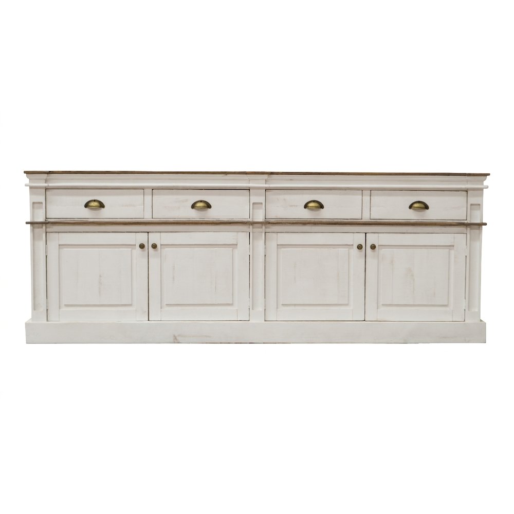 Rustic-Modern Farmhouse Solid Wood Sideboard and Hutch