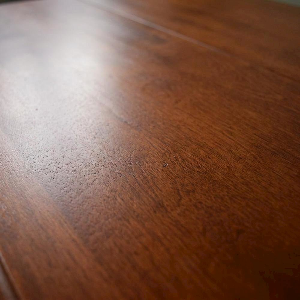 Solid Oak Drop Leaf Mission Dining Table, Michael's Cherry