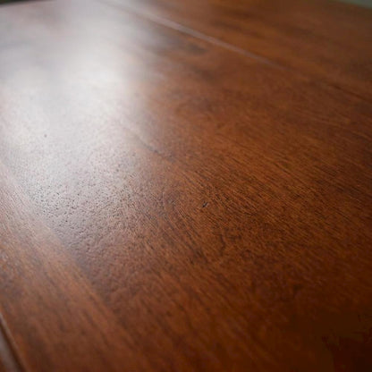 Solid Oak Drop Leaf Mission Dining Table, Michael's Cherry