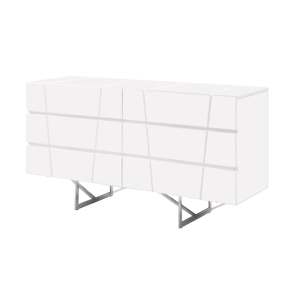 Modrest Chrysler Modern White Dresser