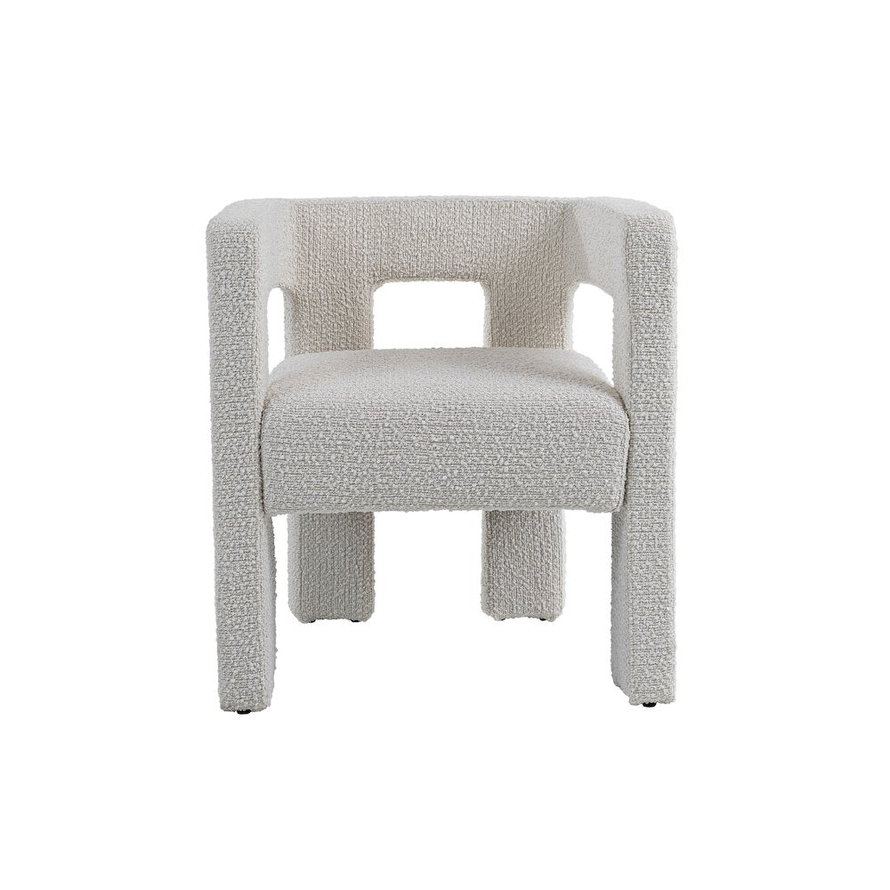 Modrest Drea - Modern White Fabric Dining Chair