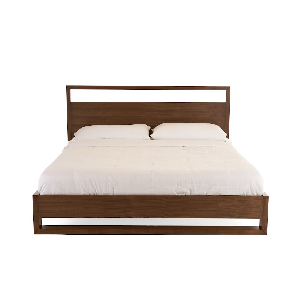 Nova Domus Berlin - Eastern King Modern Walnut Bed