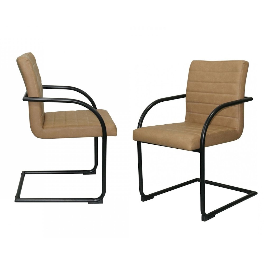 Modrest Ivey - Modern Tan Dining Chair (Set of 2)