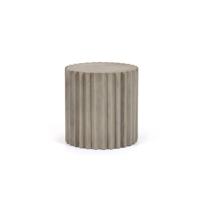 Modrest Evadale - Modern Grey Concrete End Table