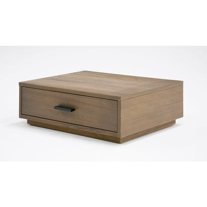 Eastern King Contemporary Walnut and Grey Bed with Two Nightstands