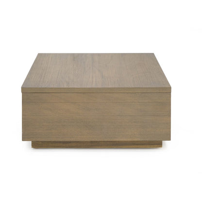 Eastern King Contemporary Walnut and Grey Bed with Two Nightstands