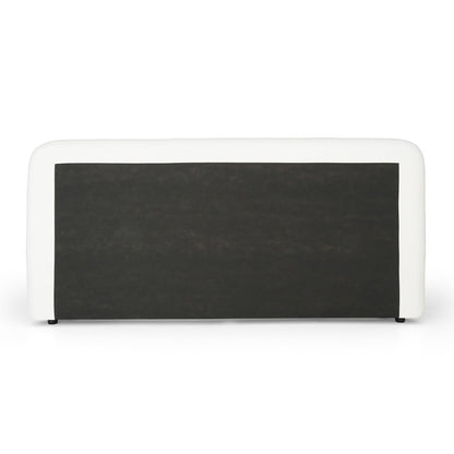 Modrest Liam - Eastern King Modern Ivory Upholstered Bed