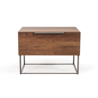 Nova Domus Lorenzo Italian Modern Light Oak Nightstand