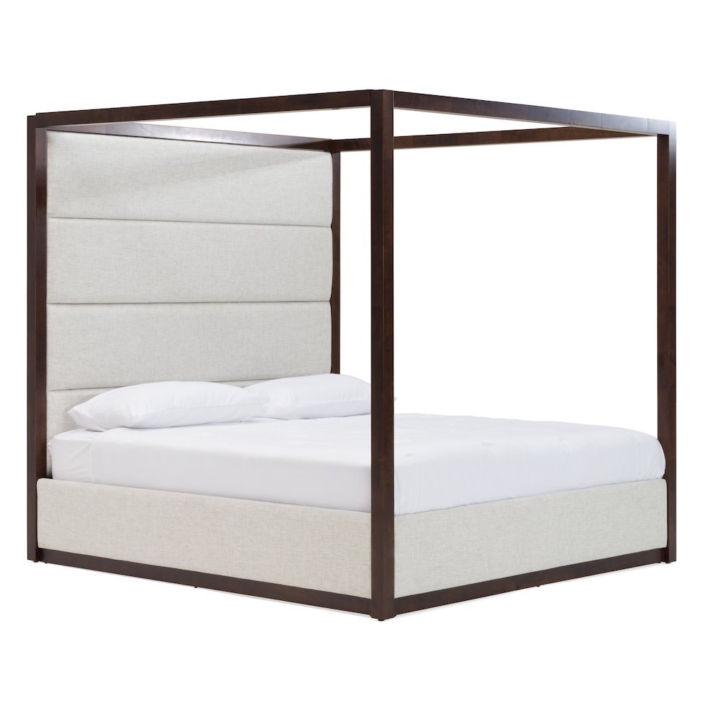 Modrest Manhattan - Eastern King Contemporary Cherry Canopy Bed