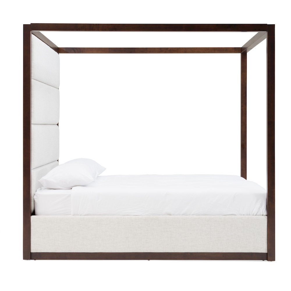 Modrest Manhattan - Eastern King Contemporary Cherry Canopy Bed