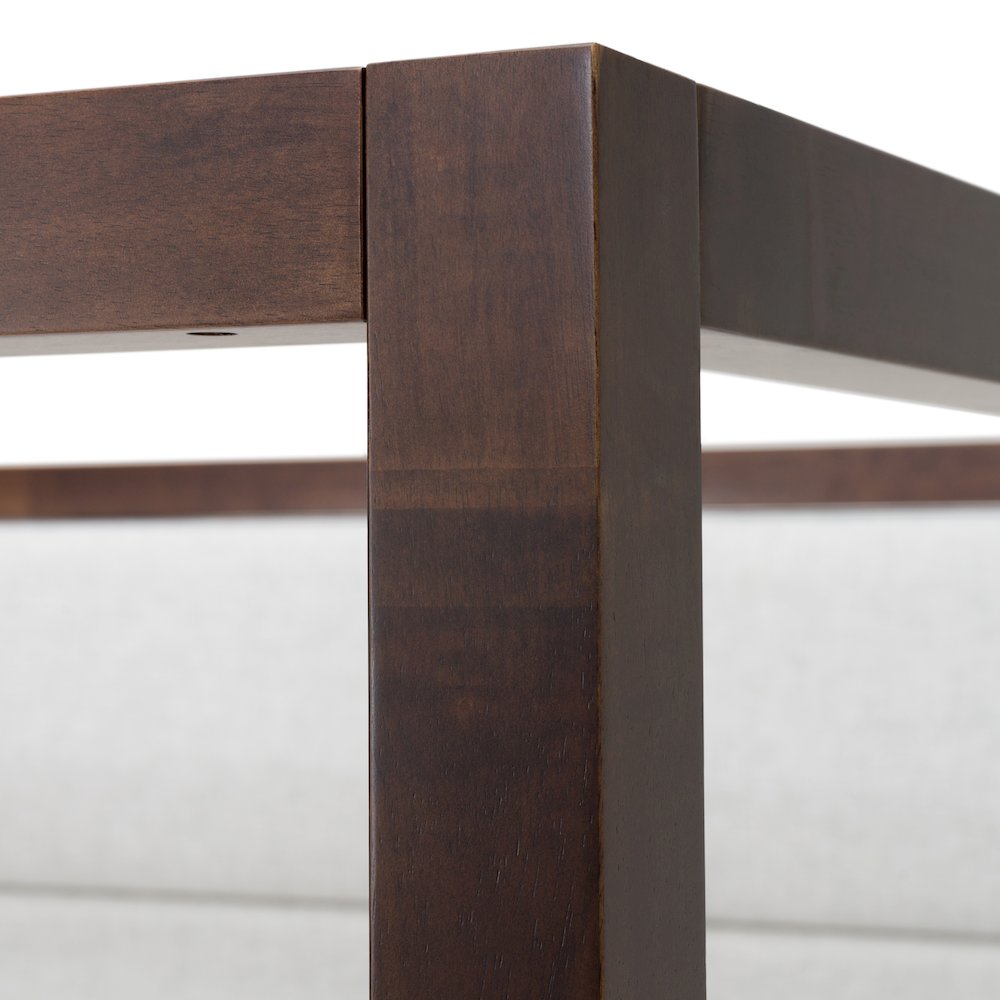 Modrest Manhattan - Eastern King Contemporary Cherry Canopy Bed