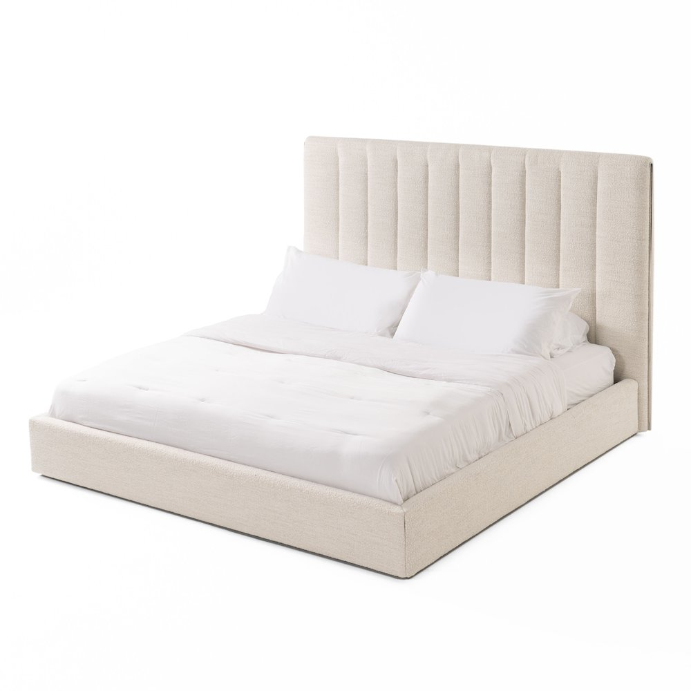 Modrest Valhalla - Eastern King Contemporary White Bed